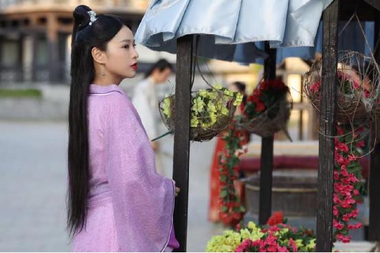 《红颜喜妃》热拍 演员陶冰冰演绎孤冷气质侠女